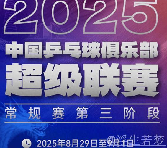 2025年乒超联赛中国赛场震撼开启
